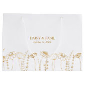 Bedankt dat je een fantastische Wildflower Sketch  Groot Cadeauzakje (Achterkant)