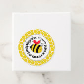 Bedankt dat je een geweldige leraar bent, honingbi bedankjes labels (In situ)