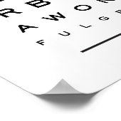 Bedankt dat je een geweldige opa-ooggrafiek hebt g poster (Hoek)