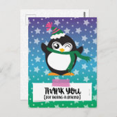 Bedankt dat je een vriend bent briefkaart (Voorkant / Achterkant)