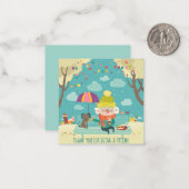 Bedankt dat je een vriend bent notitiekaartje (Voorkant / Achterkant in situ)