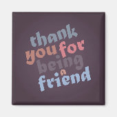 Bedankt dat je een Vriend Magneet bent (Voorkant)