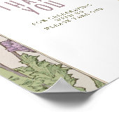 Bedankt dat je gasten  Art Nouveau tekent door Muc Poster (Hoek)