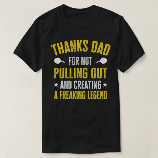 Bedankt dat je geen been hebt Creëer. T-shirt (Design voorkant)