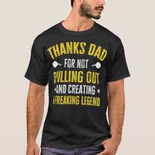 Bedankt dat je geen been hebt Creëer. T-shirt