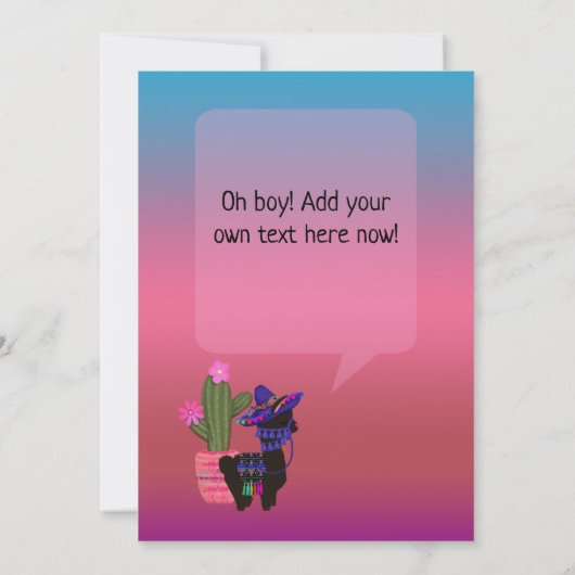 Bedankt dat je geld geeft aan Sombrero (Achterkant)