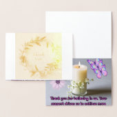 Bedankt dat je geweldig bent folie kaarten (Display)