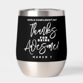 Bedankt dat je geweldig bent! Wereld Compliment Da (Achterkant)