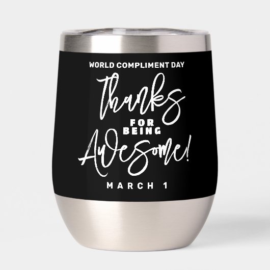 Bedankt dat je geweldig bent! Wereld Compliment Da (Achterkant)