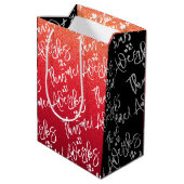 Bedankt dat je geweldig bent! Wereld complimenten Medium Cadeauzakje (Achterkant Gekanteld)