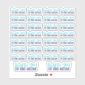 Bedankt dat je Geweldige bent - Vinyl Sticker (Vel)