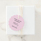 Bedankt dat je haar met Label met liefdescadeaus h (In situ)