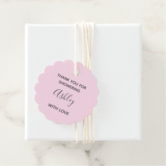 Bedankt dat je haar met Label met liefdescadeaus h (In situ)