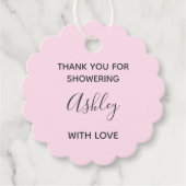 Bedankt dat je haar met Label met liefdescadeaus h (Voorkant)