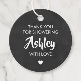 Bedankt dat je haar met Label met liefdescadeaus h