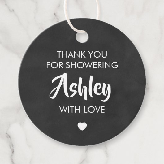 Bedankt dat je haar met Label met liefdescadeaus h (Voorkant)