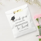 Bedankt dat je het feest zo lief hebt gemaakt bedankzakje (Gezegeld)