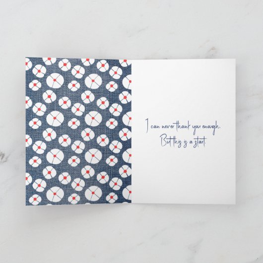 Bedankt dat je het meisje met de Daaisse hebt gevo Kaart (Binnen)