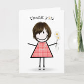 Bedankt dat je het meisje met de Daaisse hebt gevo Kaart (Voorkant)