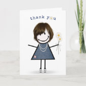 Bedankt dat je het meisje met de Daaisse hebt gevo Kaart (Voorkant)