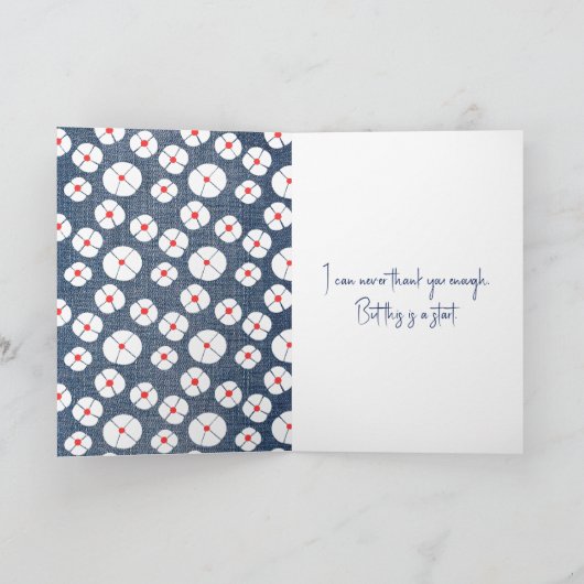 Bedankt dat je het meisje met de Daaisse hebt gevo Kaart (Binnen)