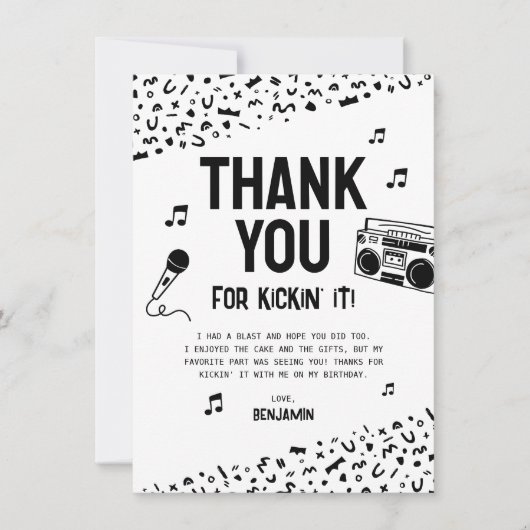 Bedankt dat je het met me aangooide 90s Hip Hop (Voorkant)