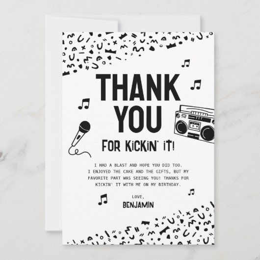 Bedankt dat je het met mij 90s hiphop hebt gedaan (Voorkant)