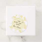 Bedankt dat je hier bent bedankjes labels (In situ)