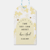 Bedankt dat je hier bent cadeaulabel (Voorkant)