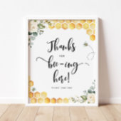 Bedankt dat je hier bent. poster