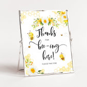 Bedankt dat je hier bent. poster