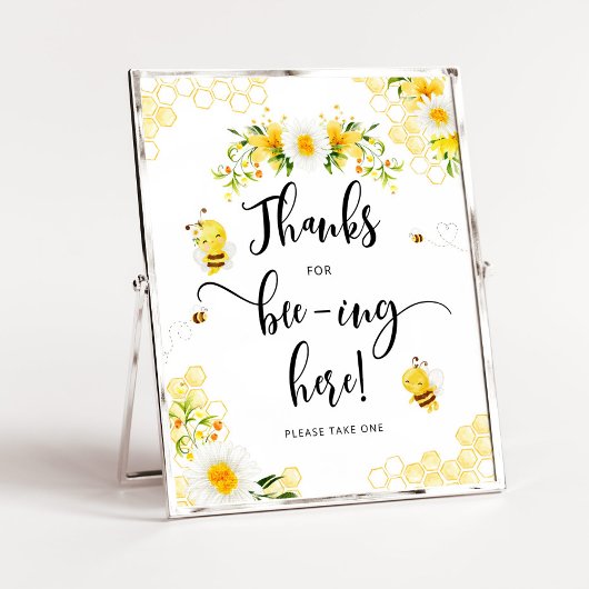 Bedankt dat je hier bent. poster