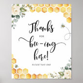 Bedankt dat je hier bent. poster (Voorkant)