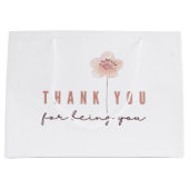 Bedankt dat je jezelf bent cadeautaszak groot cadeauzakje (Voorkant)