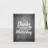 Bedankt dat je jezelf bent! Moederdag krijtbord Kaart (Voorkant)