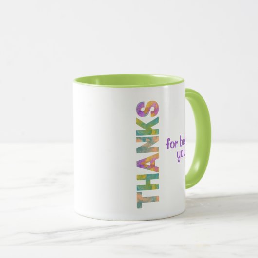 Bedankt dat je jezelf bent mok (Voorkant rechts)