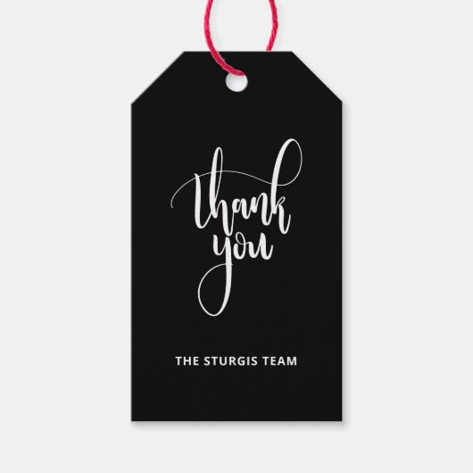 Bedankt dat je Label Gepersonaliseerd met Jouw naa Cadeaulabel (Voorkant)