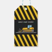 Bedankt dat je Labels geeft onder bouwthema Cadeaulabel (Achterkant)