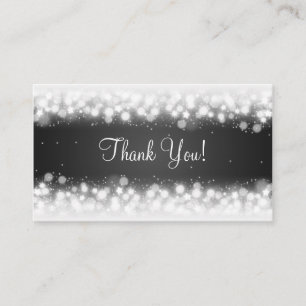 Bedankt dat je Magic Sparkle Black hebt ingevoegd Informatiekaartje