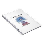 Bedankt dat je me accepteert Fuzzy Knuffels Spiraa Notitieboek (Rechterzijde)