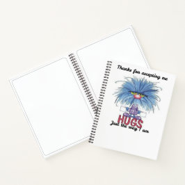 Bedankt dat je me accepteert Fuzzy Knuffels Spiraa Notitieboek