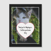 Bedankt dat je me adopteert... zal voor altijd van (Voorkant)
