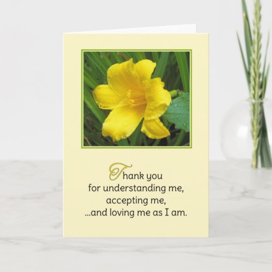 Bedankt dat je me begrijpt... (Voorkant)