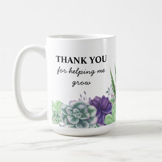 Bedankt dat je me hebt geholpen om succesvol te gr koffiemok (Links)