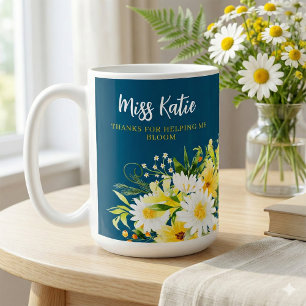 Bedankt dat je me hebt geholpen te bloeien Daisy M Koffiemok