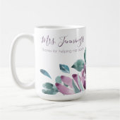 Bedankt dat je me hebt geholpen te bloeien Mok (Links)