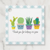 Bedankt dat je me helpt met het kweken van gunstta bedankjes labels (Voorkant)