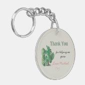 Bedankt dat je me helpt met het kweken van Waterve Sleutelhanger (Voorkant Links)