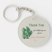 Bedankt dat je me helpt met het kweken van Waterve Sleutelhanger (Voorkant)