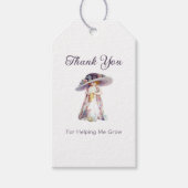 Bedankt dat je me helpt om waardering te kweken cadeaulabel (Voorkant)